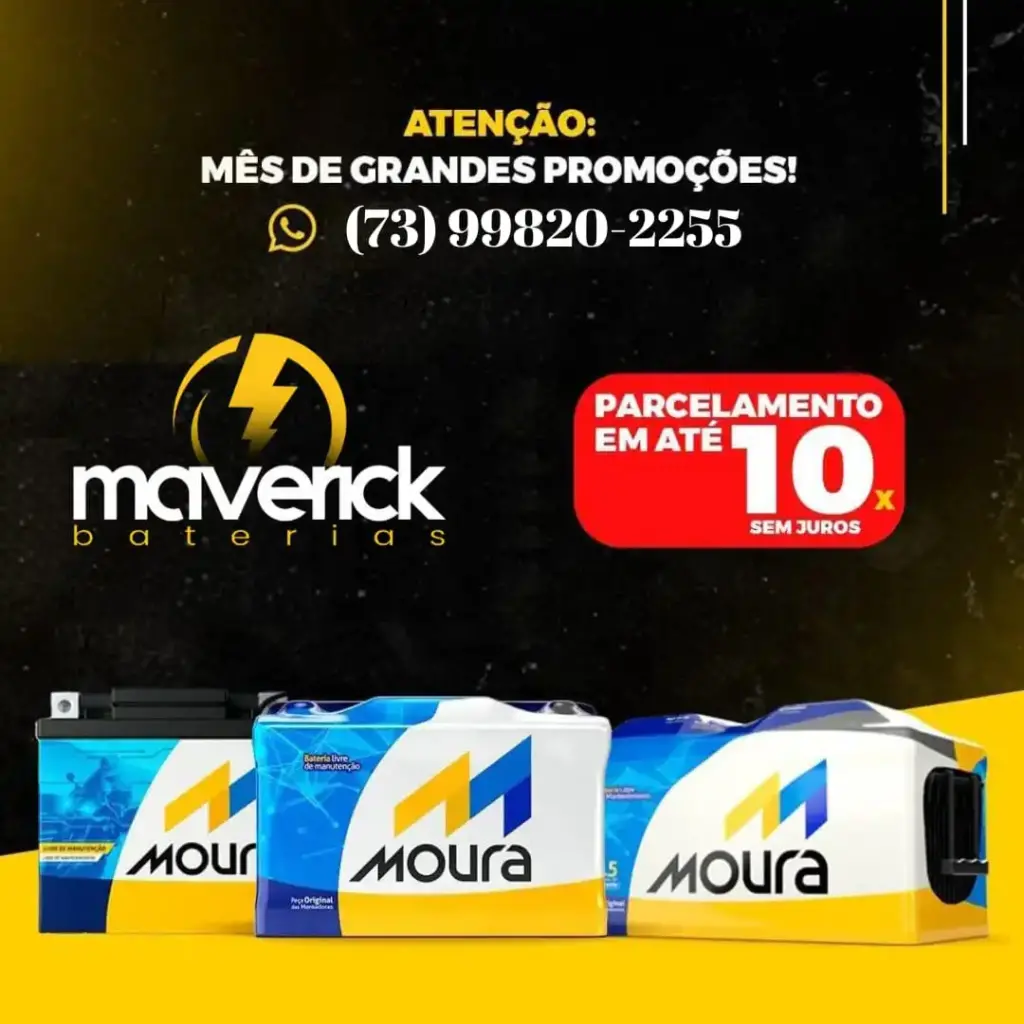 Baterias em Porto Seguro