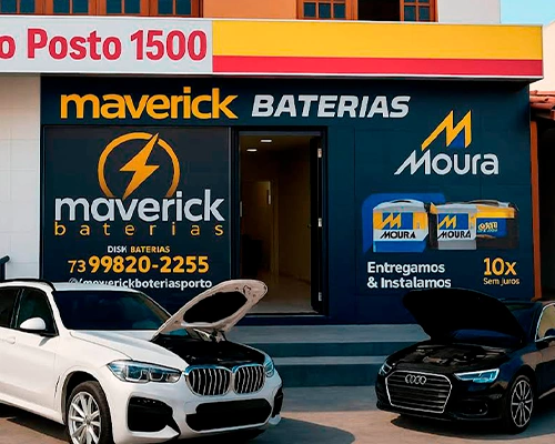 Baterias em Porto Seguro Maverick baterias em porto Seguro